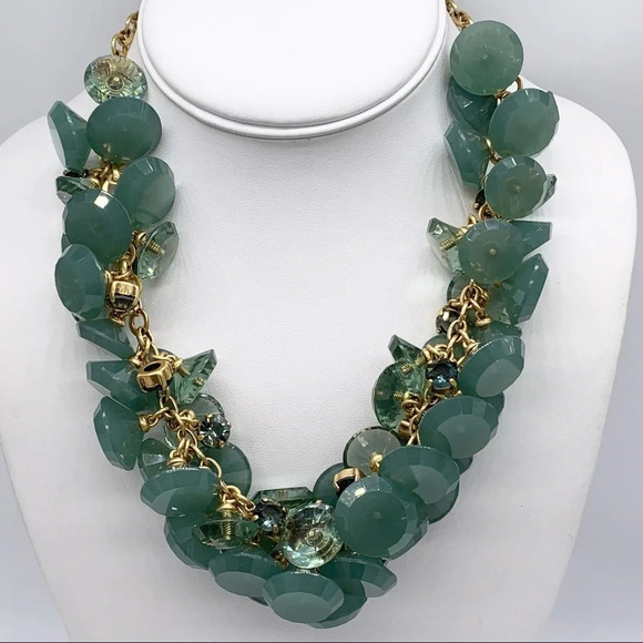 J. Crew Lucite Gemstone Necklace - Picture 1 of 5